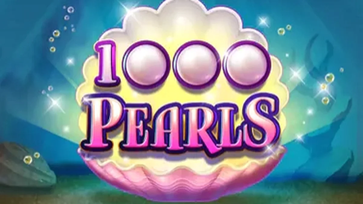 Interface do jogo de slot 1000 Pearls com tema subaquático